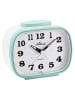 Atlanta Quarzwecker mit Glockensignal Mintgrün