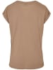 Urban Classics T-Shirts in Beige/Braun