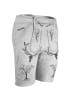 PAULGOS Jogginghose Design Trachten Lederhose Bermuda Shorts Kurz JOK6 in Hellgrau