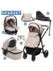 fillikid 4-1 Kombi-Kinderwagen-Set Fill Jaguar mit in braun,schwarz