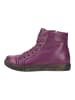 Andrea Conti Stiefelette in Pflaume