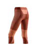 cep W SKI TOURING COMPRESSI3/4 BASE TIGHTS in Orange