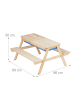 relaxdays Kindersitzgruppe in Natur - (B)89 x (H)50 x (T)86 cm