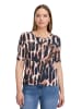 Betty Barclay Printshirt mit Rundhalsausschnitt in Dark Blue/Rosé