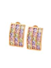 faina Earrings in Gold Multicolor