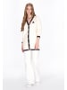 DreiMaster Women Cardigan in offwhite navy wine red