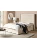 Beliani Doppelbett LUBBON in Weiß - (W) 170 x (H) 144 x (L) 217 cm