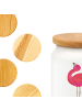 Mr. & Mrs. Panda Dose Flamingo Stolz mit Spruch in Weiß
