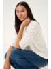 Kaffe Strickpullover KAmalene Loose fit in Chalk