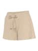 LASCANA Shorts in sand-meliert