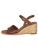 Caprice Sandalette in COGNAC NAPPA