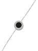 faina Bracelet in Silver Black