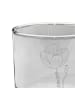 Mr. & Mrs. Panda Old Fashioned Glas Blume Mohnblume ohne Spruch in Transparent