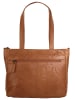 SPIKES & SPARROW Shopper echt Leder in cognac
