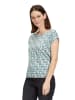 BETTY & CO Casual-Shirt mit Tunnelzug in Nature/Mint