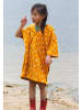 Little Green Radicals Babies Hooded Beach Poncho in Gold