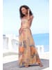 Buffalo Maxikleid in orange bedruckt