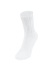 Jako Socken 6er-Set gepolsterte Fersen- und Zehenbereich in Schwarz-Weiß