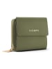 Lazarotti Bologna Leather Zip-Around Geldbörse Leder 12 cm olive