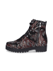 WALDLÄUFER Schnürstiefelette in schwarz multi