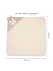 Fehn 2-tlg. Bade-Set - Kapuzenbadetuch & Waschhandschuh in beige,pink