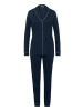 Hanro Pyjama Natural Comfort in Deep navy