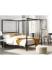 Beliani 2-tlg Himmelbett LESTARDS in Schwarz