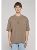 PEGADOR PEGADOR PEGADOR Fullam Oversized T-Shirts in washed dust brown
