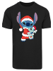F4NT4STIC T-Shirt Disney Lilo & Stitch Christmas in schwarz