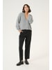 Kaffe Strickjacke KAvilma Baggy fit in Light Grey Melange