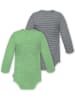 Normani Outdoor Sports 2er Pack Baby Merino Body Langarm Auckland in Grün/Grau
