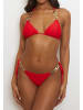 Moda Minx Bikini Top Alicia Coin Triangle in rot