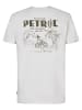 Petrol Industries T-Shirt mit Rückenaufdruck Suntide in Weiß