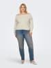 ONLY Carmakoma Strickpullover in Whitecap Gray 1