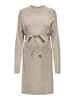 ONLY Strickkleid in Beige