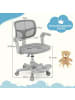 COSTWAY Schreibtischstuhl Kinder ab 3 Jahren in Grau