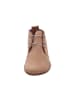 Esgano Damenschnürrstiefel kalt flach Da.-Sneaker in  Beige