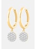 Ethische Diamanten Ohrringe aus 375 Gelbgold mit Lab Grown Diamant