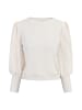 myMo Damen Sweatpullover in Wollweiss