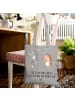 Mr. & Mrs. Panda totebag Hase Igel mit Spruch in Light Grey