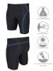 Aquarti Aquarti Herren Badehose Knielang Schwimmhose Jammer in schwarz/blau