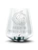Mr. & Mrs. Panda Glas Windlicht Sternzeichen Fische mit Spruch in Transparent