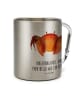 Mr. & Mrs. Panda Tasse Sternzeichen Krebs mit Spruch in Silber