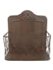 AltoBelli Wandkorb ZITA Metall Antik Braun 26x24 cm