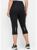 sheego Sporthose in schwarz