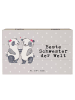 Mr. & Mrs. Panda Geschenkdose Panda Beste Schwester der Welt mit... in Grau Pastell