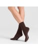 Hudson Socken Relax Woolmix Clima klimaregulierend in Brownmel.