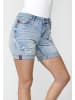 KOROSHI HOSE KURZE JEANS in blau