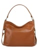 Samantha Look Handtasche echt Leder in cognac