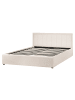 Beliani Doppelbett MONTLAUR in Beige - (W) 169 x (H) 89 x (L) 216 cm